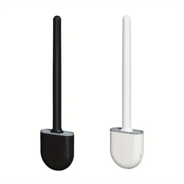 Silicone Toilet Brush with Wall Holder - Image 2