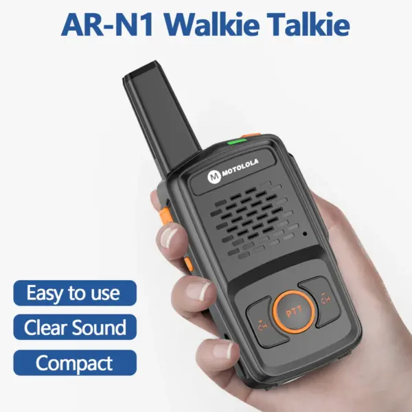 Motolola MT-N1 Mini Walkie Talkie 16 Channels - Image 3