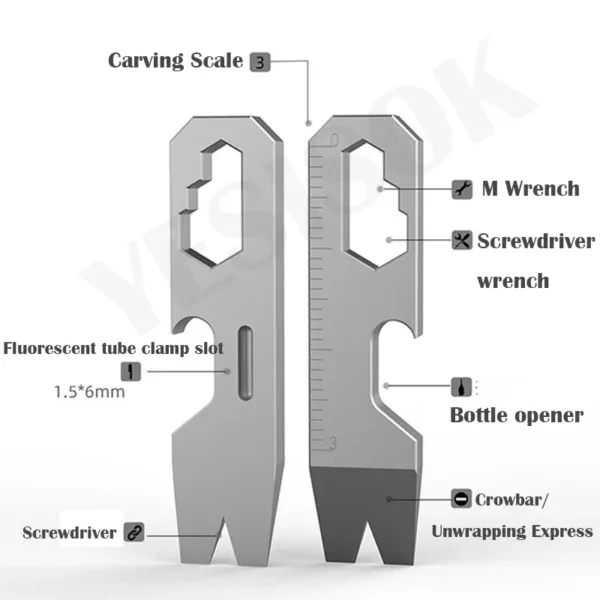 8-in-1 Titanium Alloy Multifunction Tool - Image 2