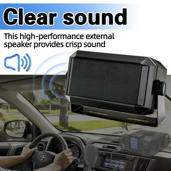 Compact External Speaker for CB and Mobile Radios - Image 3