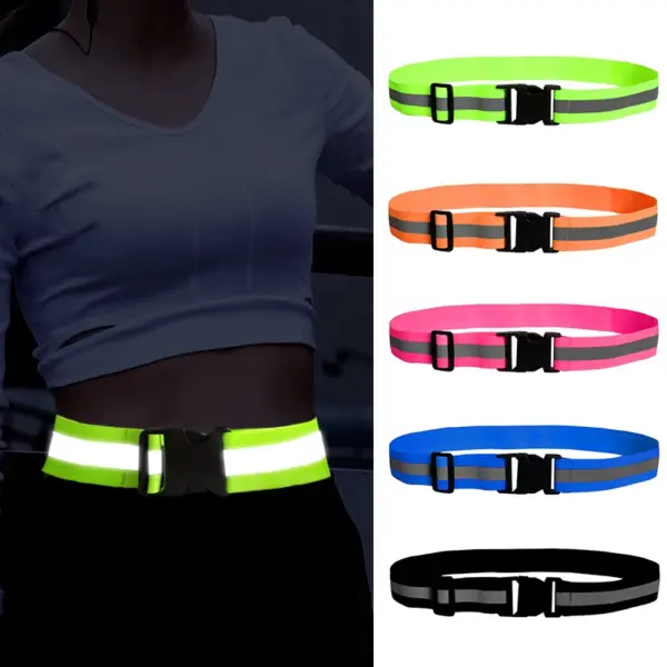 Adjustable Reflective Safety Belts for Running