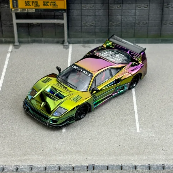 1/64 LBWK F40 Diecast Metal Toy Car Model - Image 4