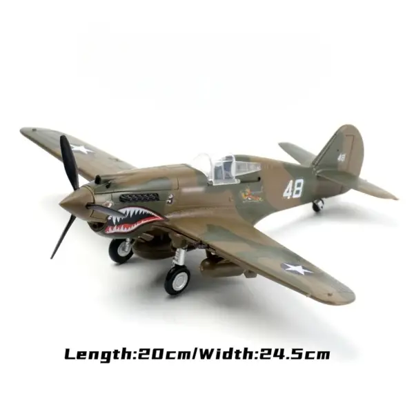 1/48 Scale P-40 Fighter Model Puzzle Kit - Image 2