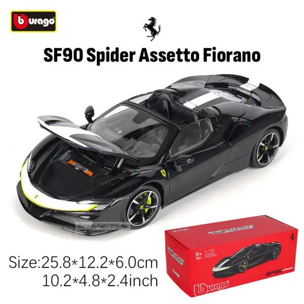 Bburago 1:18 Ferrari SF90 Stradale Model - Image 12