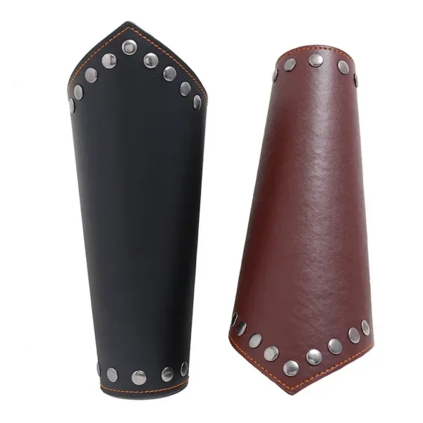 Faux Leather Arm Armor Cuff for Men - Image 4