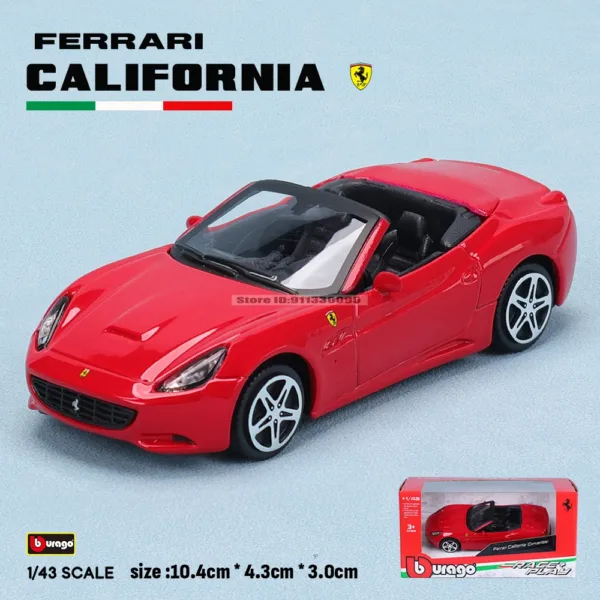 Bburago 1:43 Ferrari Diecast Car Model - Image 30