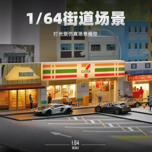 1/64 Convenience Store Miniature Model Display