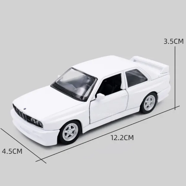 1/36 BMW M3 E30 1987 Diecast Model Car - Image 2