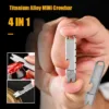 Titanium Alloy Mini EDC Crowbar Bottle Opener