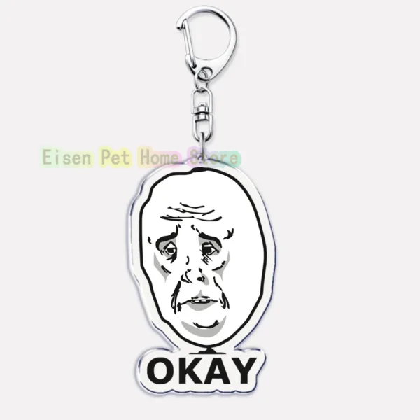 TrollFace Keychain for Bags and Accessories - Image 20