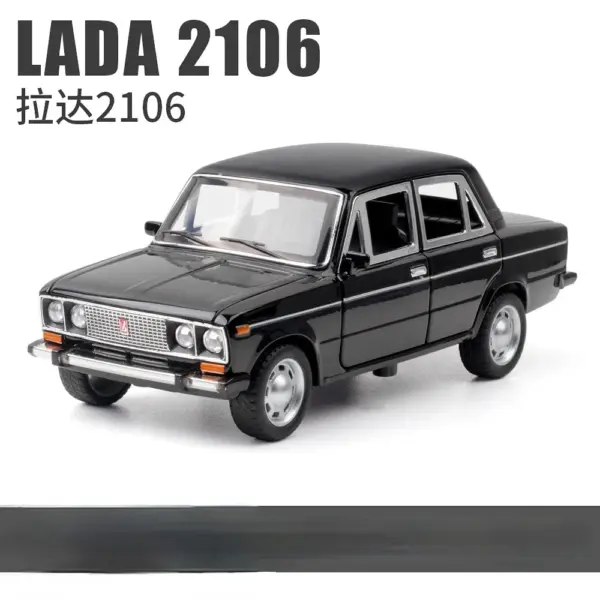 Diecast 1:24 Lada Model Car with Sound and Light - Image 8