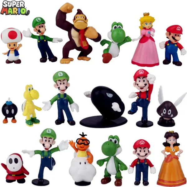 Super Mario Bros PVC Action Figures Set