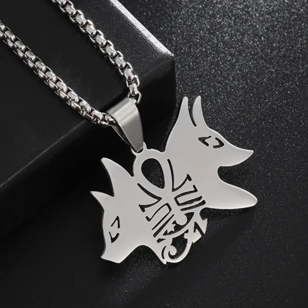 Anubis Cross Stainless Steel Pendant Necklace - Image 24