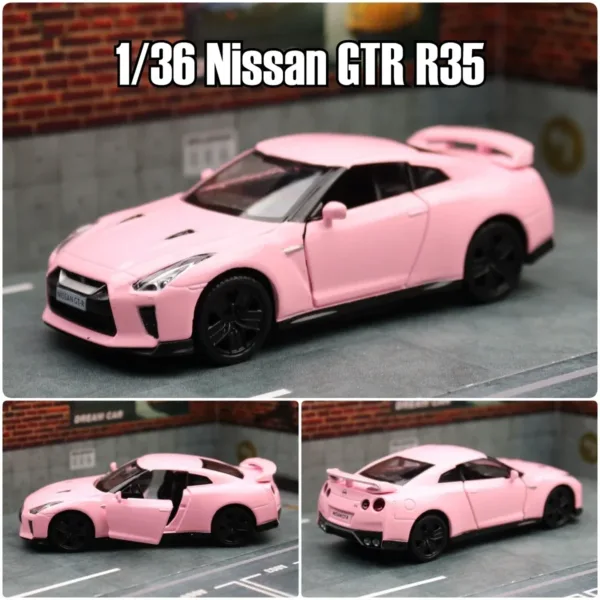 1:36 Diecast Nissan GT-R R35 Toy Car - Image 3