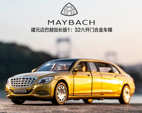 Diecast Metal S650 Car Model with Sound