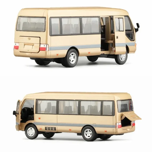 1/32 Scale Toyota Coaster Diecast Bus Model - Image 5