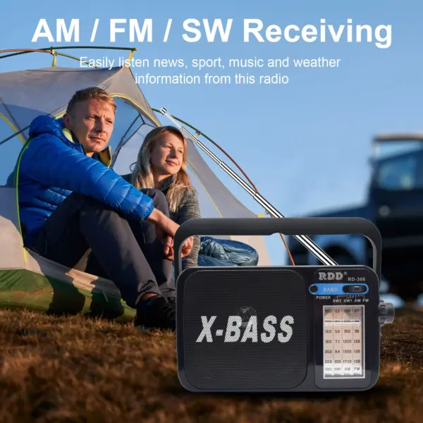 Portable Multiband Radio with Flashlight Feature - Image 3