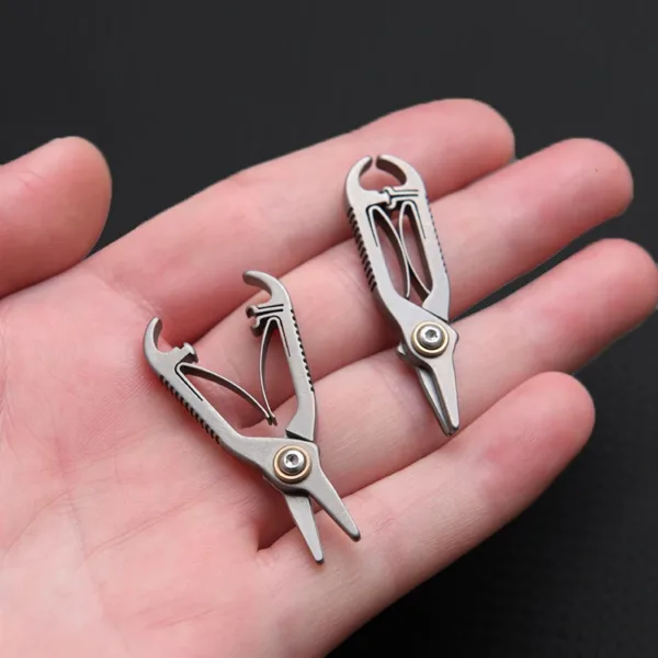 Titanium Alloy Nose Hair Scissors 48MM - Image 5