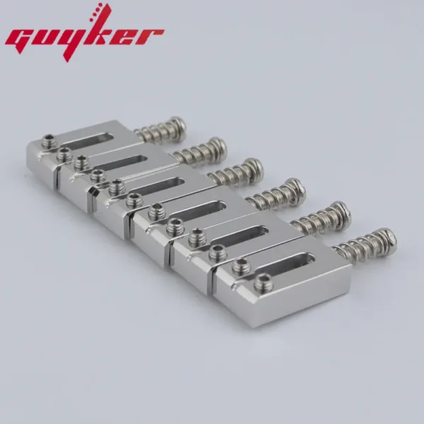 Stainless Steel Guitar Tremolo Bridge Saddles Set - Image 5