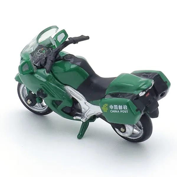 1/64 Scale Diecast Motorcycle Model Green - Image 2