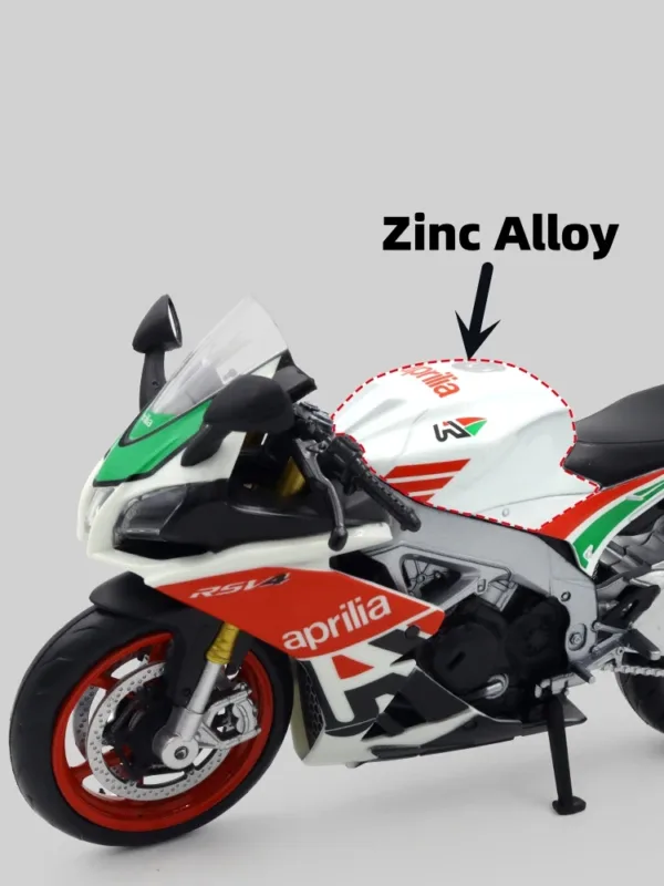 1/12 Scale Aprilia RSV4 RR1000 Diecast Model - Image 3