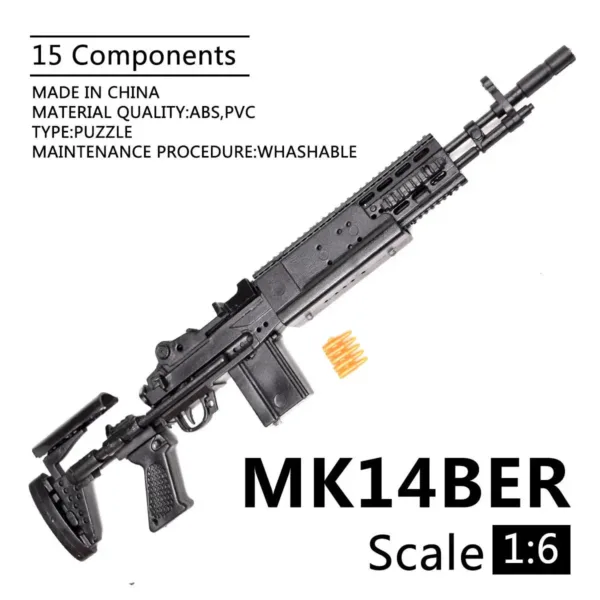 1/6 Scale AK47 Toy Gun Model Assembly - Image 27