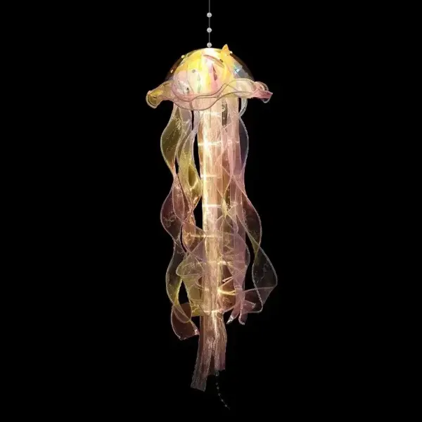 Gradient Jellyfish LED Night Light Decoration - Image 7