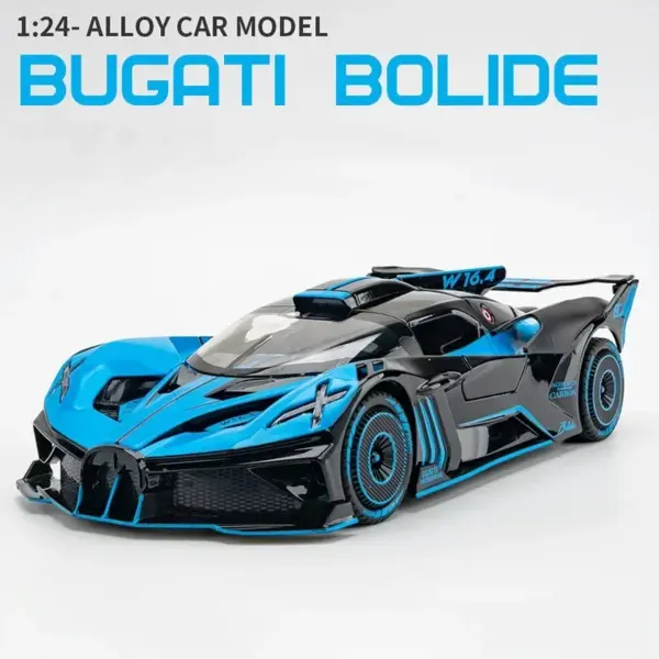 1/24 Alloy Bugatti Bolide Model Car Toy - Image 8