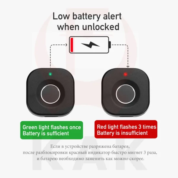 KAK Biometric Fingerprint Cabinet Lock - Image 4