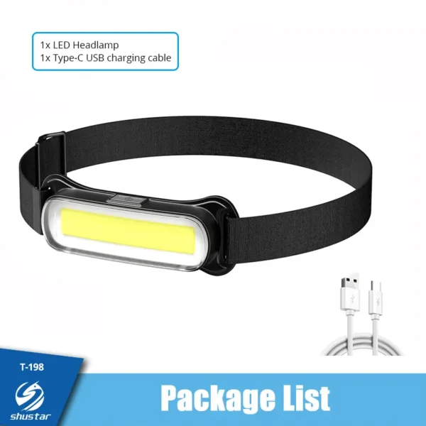 Rechargeable LED Headlamp T-198 for Outdoor Use - Image 7