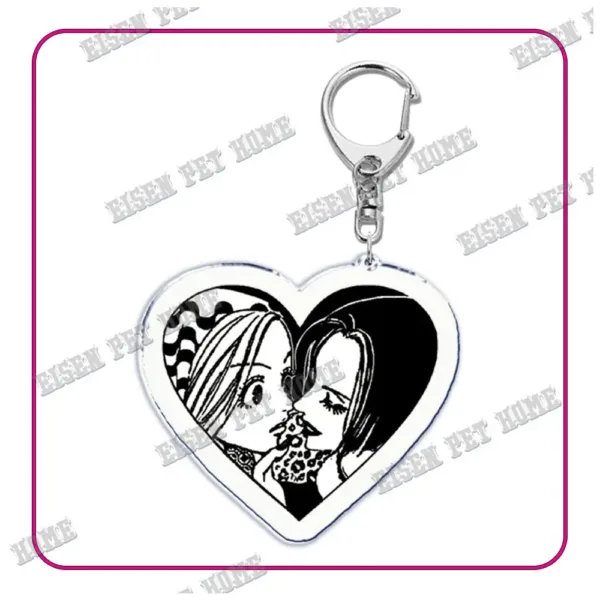 Nana Anime Keychain with Black Stones Pendant - Image 26