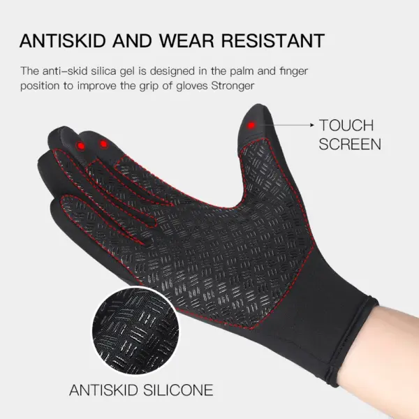 Windproof Touchscreen Motorbike Gloves for All - Image 2