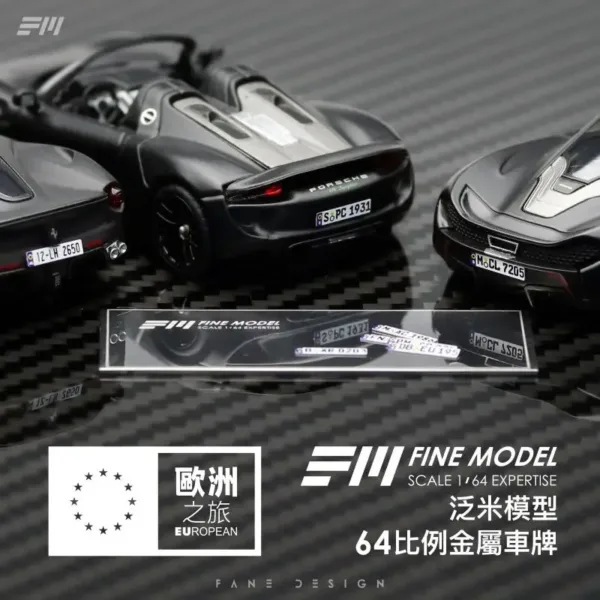 1/64 Scale Metal License Plate Model Car - Image 4