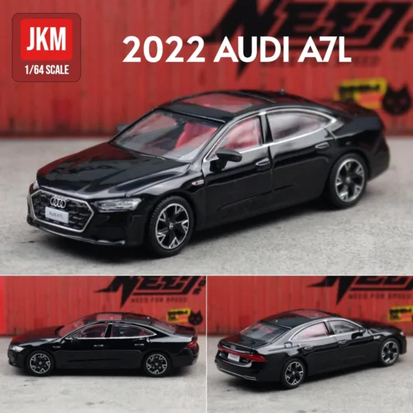 1:64 Audi A8L Sedan Diecast Toy Car - Image 9