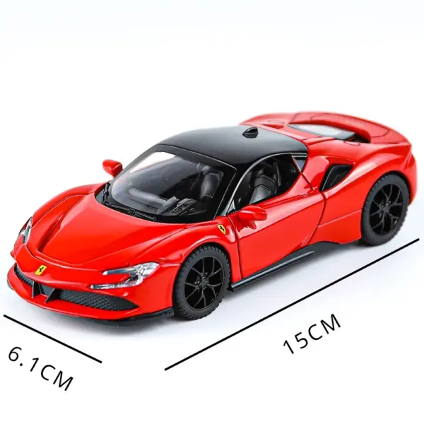 Ferrari SF90 Diecast Metal Model Car - Image 5