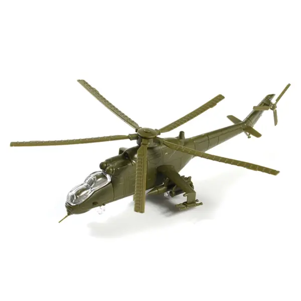 1/144 Scale Soviet MI-24V Helicopter Model Kit