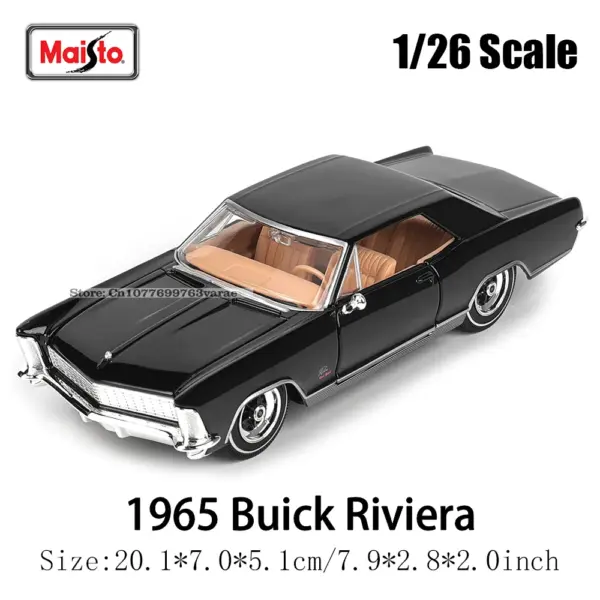 1965 Buick Riviera Diecast Model 1:26 Scale - Image 7