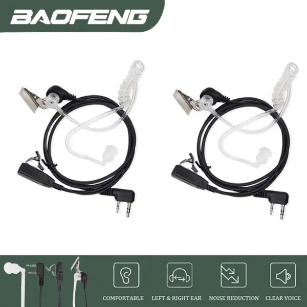 Baofeng Walkie Talkie Acoustic Tube Earpiece - Image 2