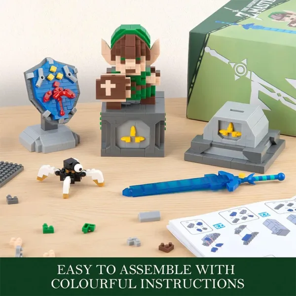 Link Master Sword and Hylian Shield Block Set - Image 2