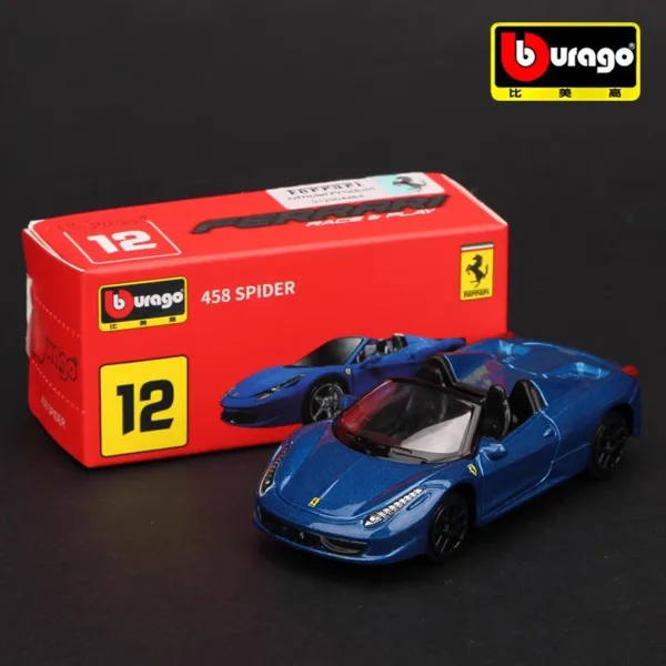 Bburago Diecast Ferrari Model Car 1:64 Scale - Image 3