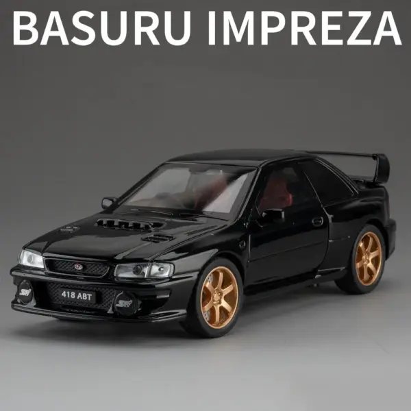 1:32 Scale Subaru Impreza Diecast Model Car - Image 8