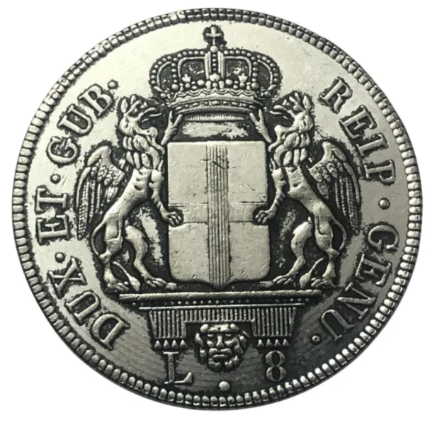 Replica 1796 Genoa 8 Lire Antique Coin