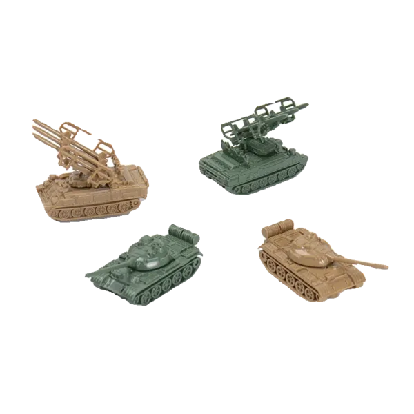 1/144 Scale Military Tank Model Set 4pcs - Image 5