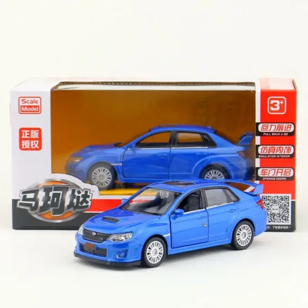 1:36 Subaru WRX STI Alloy Diecast Model Car - Image 6