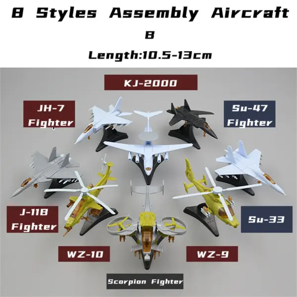 Airplane Assembly Model Set - 8 Styles - Image 2