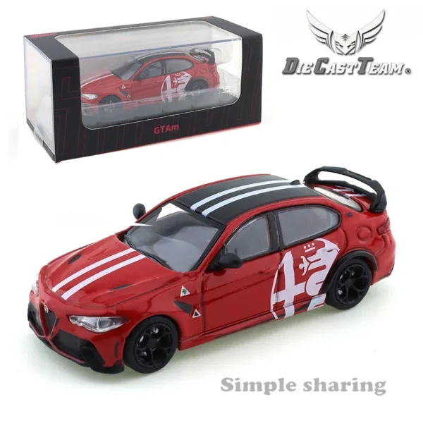 1:64 Scale Alfa Romeo GTAm Diecast Model - Image 3