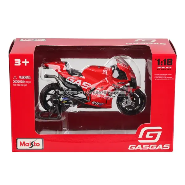 Maisto 1:18 GASGAS Tech3 Motorcycle Model - Image 5