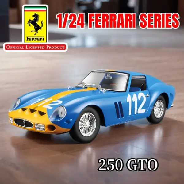 1:24 Scale Ferrari Diecast Car Model - Image 7