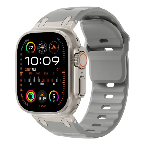 Rugged Silicone Sport Band for Apple Watch - Image 12