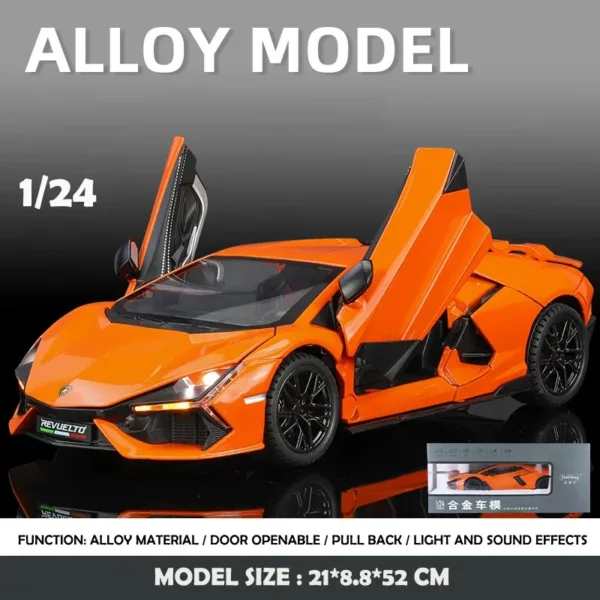 1/32 Scale Lamborghini Revuelto Diecast Model - Image 9